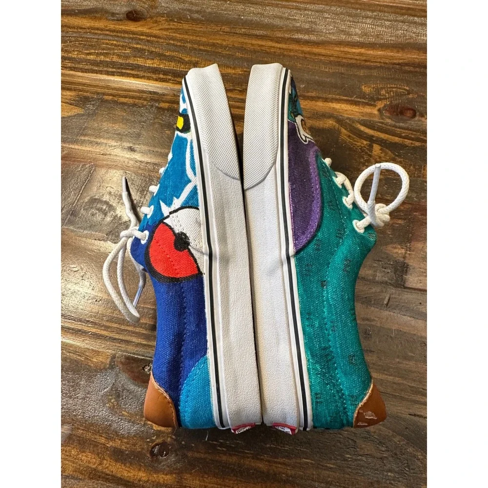RARE Vans Era Custom Anime Pokemon Adventure Time Mens 6.5 or Woman's‎ 7.5